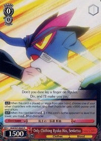 Only Clothing Ryuko Has, Senketsu (KLK/S27-E045 R) [KILL la KILL]