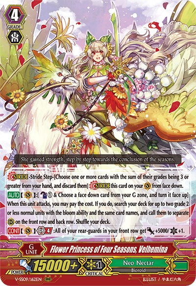 Flower Princess of Four Seasons, Velhemina (V-SS09/162EN) [Revival Selection]