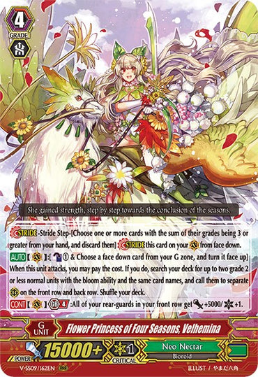 Flower Princess of Four Seasons, Velhemina (V-SS09/162EN) [Revival Selection]