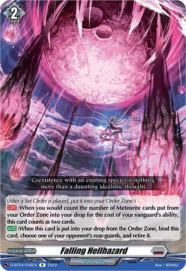 Falling Hellhazard (D-BT04/048EN) [Awakening of Chakrabarthi]
