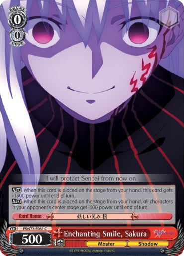 Enchanting Smile, Sakura (FS/S77-E061 C) [Fate/Stay Night [Heaven's Feel] Vol.2]