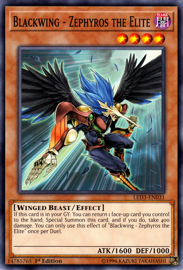 Blackwing - Zephyros the Elite [LED3-EN031] Common