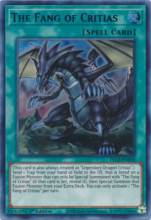 The Fang of Critias (Blue) [DLCS-EN058] Ultra Rare