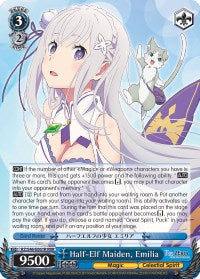 Half-Elf Maiden, Emilia (RZ/S46-E061R RRR) [Re:ZERO]