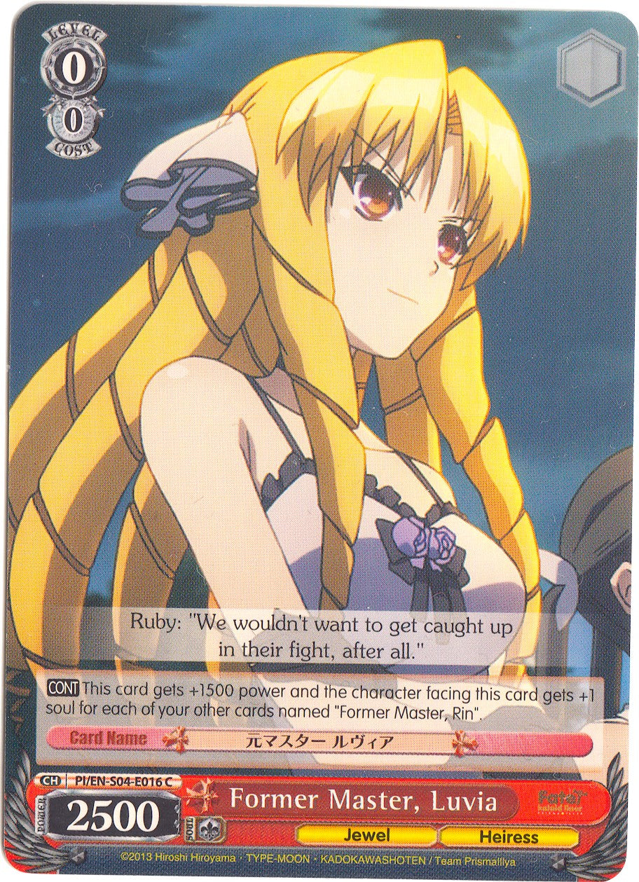 Former Master, Luvia (PI/EN-S04-E016 C) [Fate/kaleid liner PRISMA ILLYA DX]