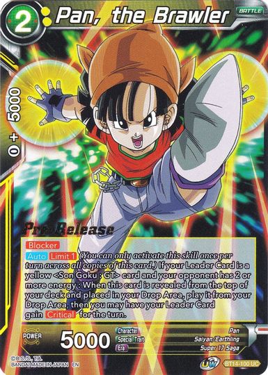 Pan, the Brawler (BT14-100) [Cross Spirits Prerelease Promos]