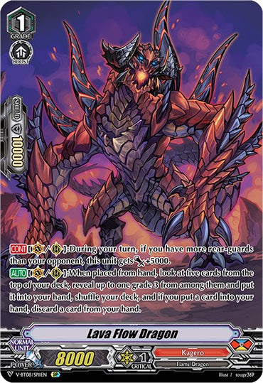 Lava Flow Dragon (V-BT08/SP11EN SP) [Silverdust Blaze]