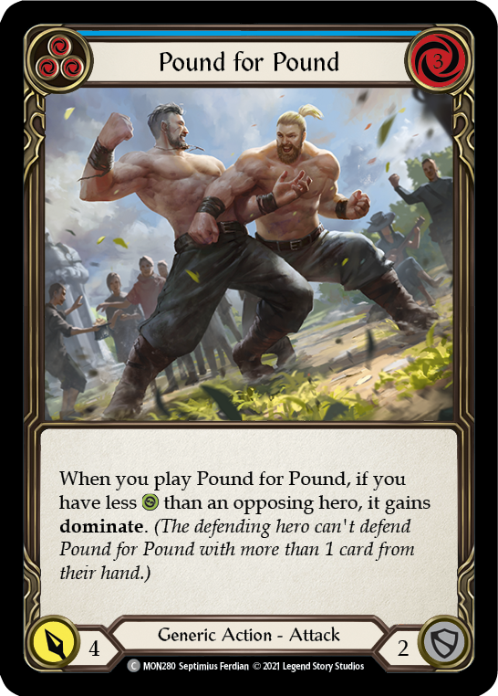 Pound for Pound (Blue) [MON280] (Monarch)  1st Edition Normal