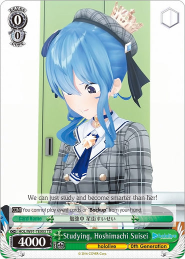 Studying, Hoshimachi Suisei (HOL/W91-TE003 TD) [hololive production]