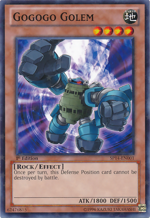 Gogogo Golem [SP14-EN001] Starfoil Rare