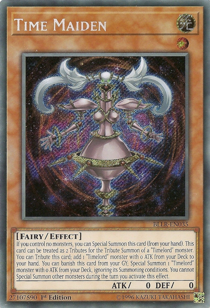 Time Maiden [BLLR-EN035] Secret Rare