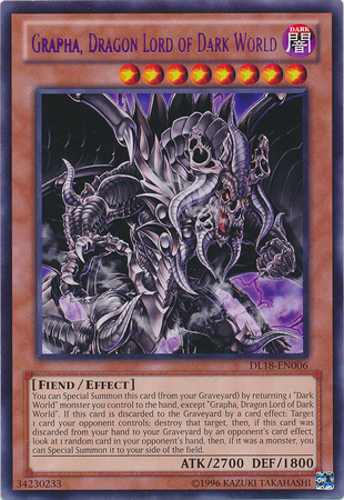 Grapha, Dragon Lord of Dark World (Purple) [DL18-EN006] Rare