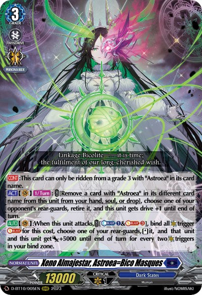 Xeno Almajestar, Astroea=Bico Masques (D-BT10/005EN) [Dragon Masquerade]