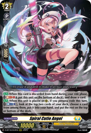 Spiral Cutie Angel (D-BT10/012EN) [Dragon Masquerade]