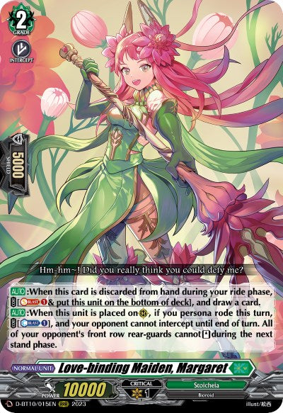 Love-binding Maiden, Margaret (D-BT10/015EN) [Dragon Masquerade]