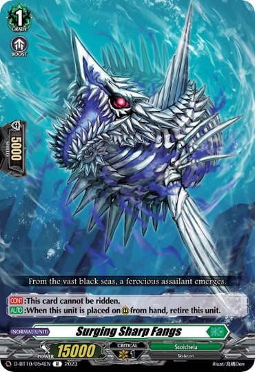 Surging Sharp Fangs (D-BT10/054EN) [Dragon Masquerade]