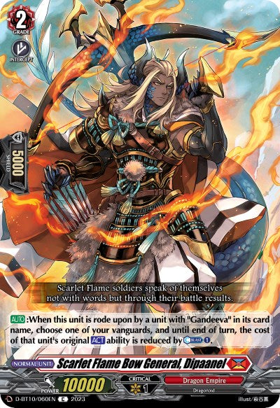 Scarlet Flame Bow General, Dipaanel (D-BT10/060EN) [Dragon Masquerade]