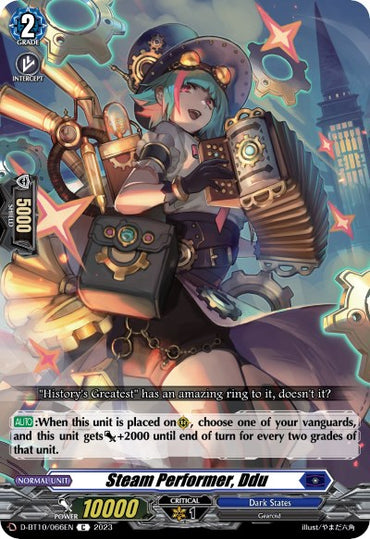 Steam Performer, Ddu (D-BT10/066EN) [Dragon Masquerade]