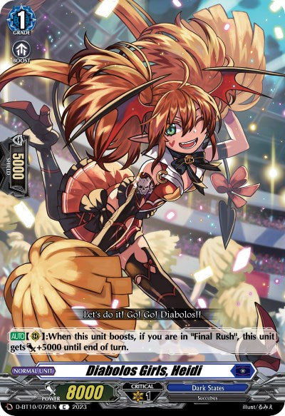 Diabolos Girls, Heidi (D-BT10/072EN) [Dragon Masquerade]