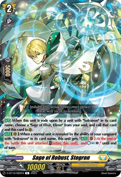 Sage of Robust, Stogron (D-BT10/082EN) [Dragon Masquerade]