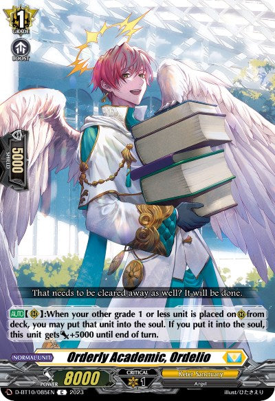 Orderly Academic, Ordelio (D-BT10/085EN) [Dragon Masquerade]