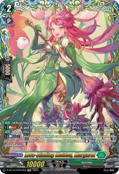 Love-binding Maiden, Margaret (D-BT10/FFR15EN) [Dragon Masquerade]