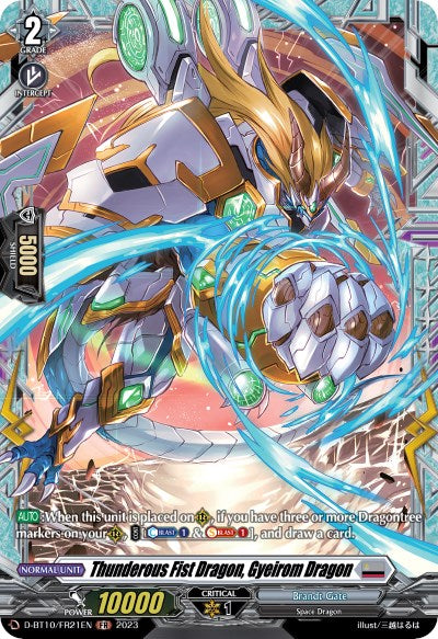 Thunderous Fist Dragon, Gyeirom Dragon (D-BT10/FR21EN) [Dragon Masquerade]