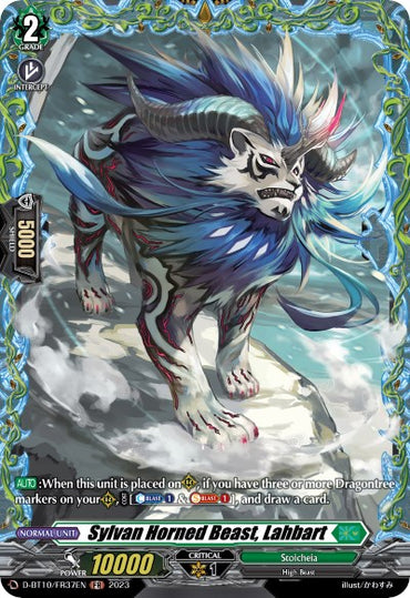 Sylvan Horned Beast, Lahbart (D-BT10/FR37EN) [Dragon Masquerade]