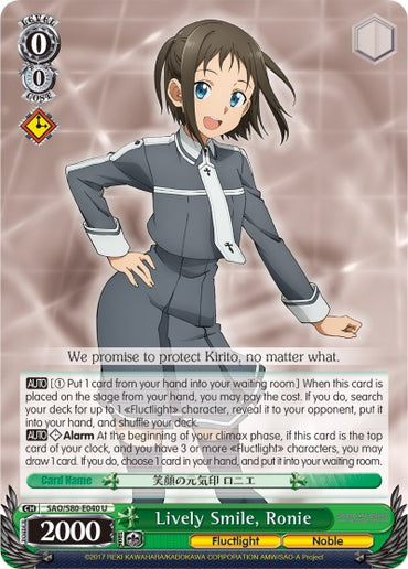 Lively Smile, Ronie (SAO/S80-E040 U) [Sword Art Online -Alicization- Vol.2]