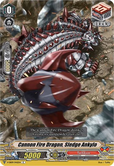 Cannon Fire Dragon, Sledge Ankylo (V-EB09/042EN) [The Raging Tactics]