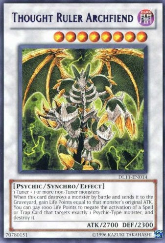 Thought Ruler Archfiend (Purple) [DL11-EN014] Rare