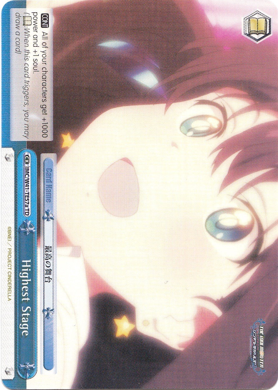 Highest Stage (IMC/W41-TE57a TD) [The iDOLM@STER Cinderella Girls]