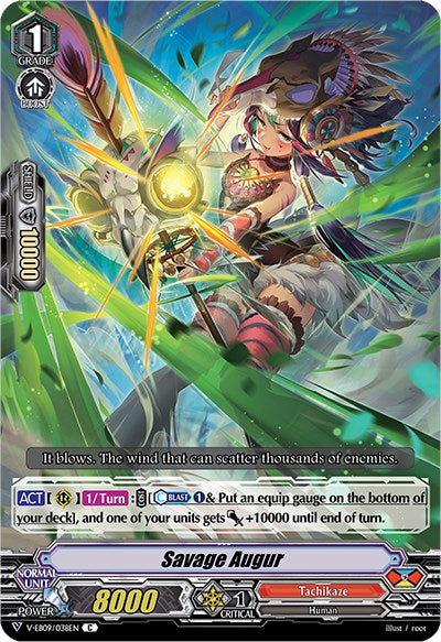 Savage Augur (V-EB09/038EN) [The Raging Tactics]