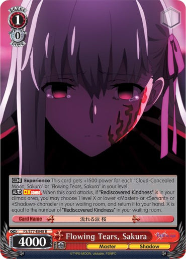 Flowing Tears, Sakura (FS/S77-E048 R) [Fate/Stay Night [Heaven's Feel] Vol.2]