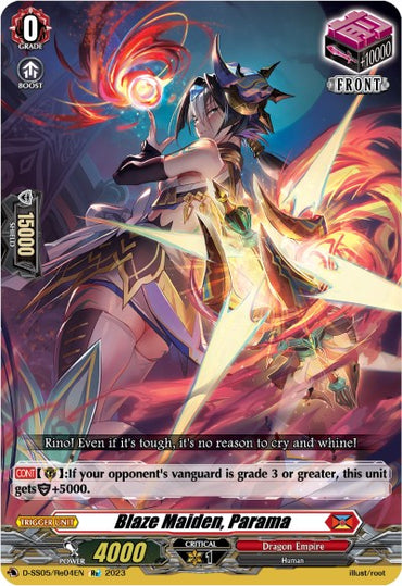 Blaze Maiden, Parama (D-SS05/Re04EN) [D-SS05: Festival Booster 2023]