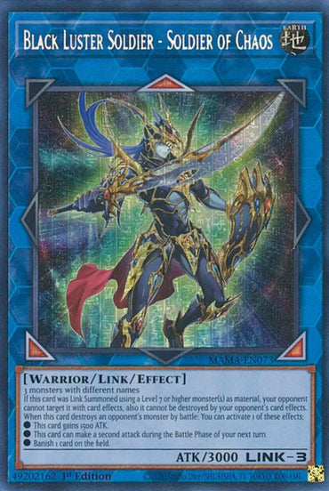 Black Luster Soldier - Soldier of Chaos [MAMA-EN073] Secret Pharaoh's Rare