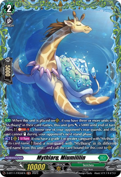 Mythiarq, Miumililin (D-BT11/FR34EN) [Clash of Heroes]