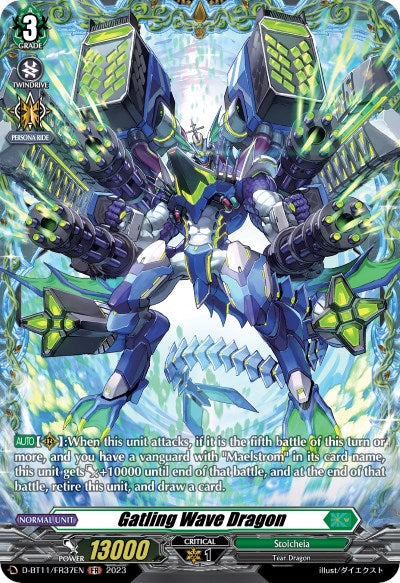 Gatling Wave Dragon (D-BT11/FR37EN) [Clash of Heroes]