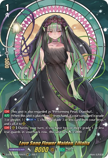 Love Song Flower Maiden, Lilialia (D-BT11/SECP05EN) [Clash of Heroes]