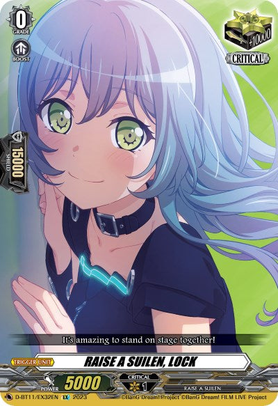 RAISE A SUILEN, LOCK (D-BT11/EX32EN) [Clash of Heroes]