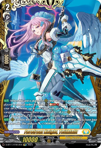 Forefront Knight, Teithfallt (D-BT11/FFR12EN) [Clash of Heroes]