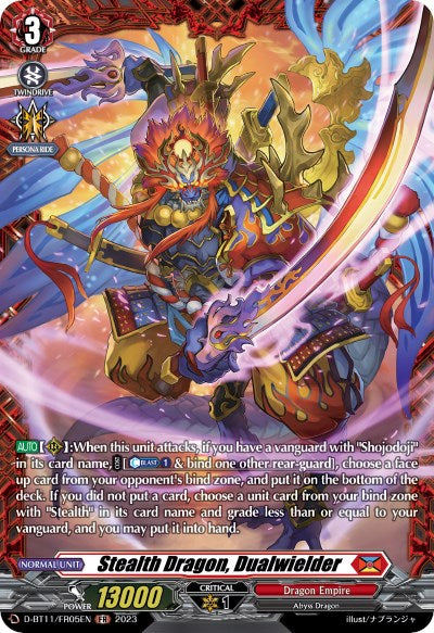 Stealth Dragon, Dualwielder (D-BT11/FR05EN) [Clash of Heroes]