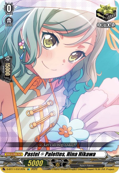 Pastel*Palettes, Hina Hikawa (D-BT11/EX12EN) [Clash of Heroes]