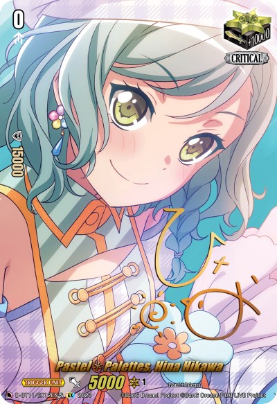 Pastel*Palettes, Hina Hikawa (Signature) (D-BT11/EX12EN-S) [Clash of Heroes]