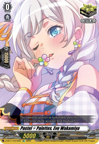 Pastel*Palettes, Eve Wakamiya (D-BT11/EX15EN) [Clash of Heroes]