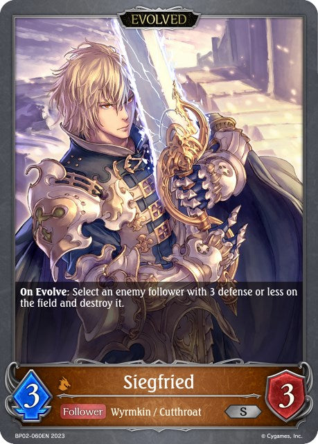 Siegfried (BP02-060EN) [Reign of Bahamut]