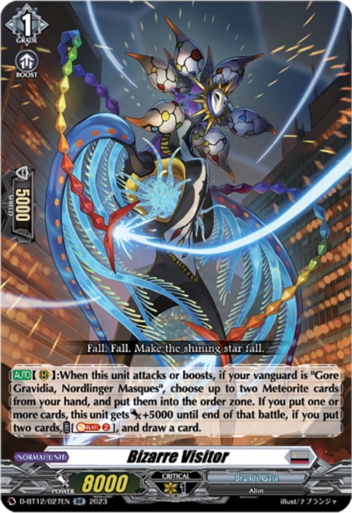 Bizarre Visitor (D-BT12/027EN) [Evenfall Onslaught]