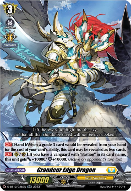 Grandeur Edge Dragon (D-BT12/028EN) [Evenfall Onslaught]