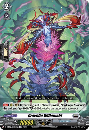 Gravidia Willameht (D-BT12/075EN) [Evenfall Onslaught]