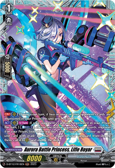 Aurora Battle Princess, Lifle Royar (D-BT12/FR18EN) [Evenfall Onslaught]